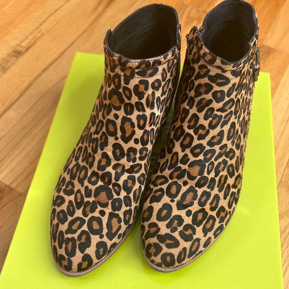 Gianni Bini Animal Print Ankle Booties
